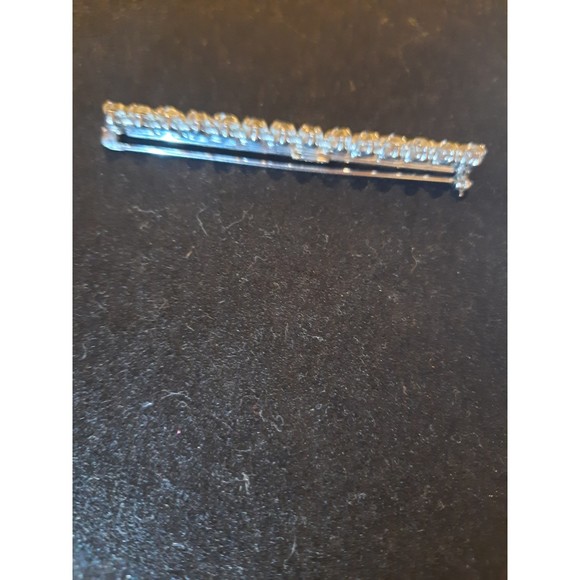 RARE Vintage Pauline Trigere Rhinestone Bat Pin/ Brooch - Picture 3 of 7